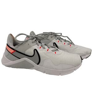 Nike Women's Legend Essential 2 White Football Running Sneakers Size 8.5